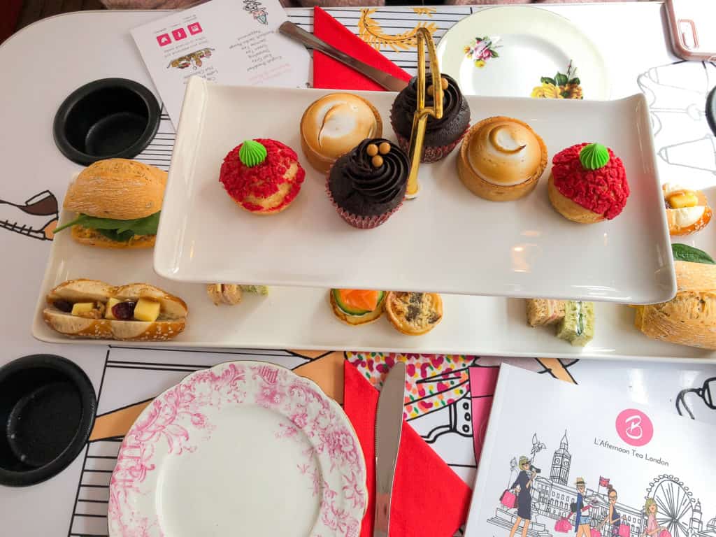 Looking for a truly unique experience while in London? How about afternoon tea while riding on a vintage double-decker bus? Read all about my fun experience on B-Bakery's bus tour! #london #afternoontea #england #bustour #europe #travel