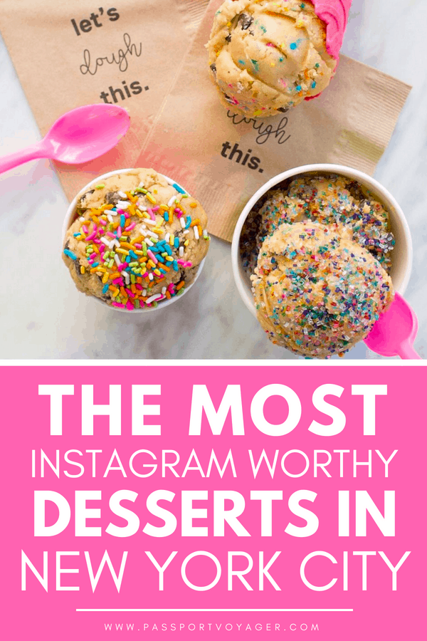 New York City is well known for being a foodie destination, with new restaurants and dessert shops popping up what feels like every other day. With so many spots to choose from, I have created a guide to the most Instagram worthy desserts in NYC - sure to satisfy any sweet tooth! #NYC #foodie #travel #NYCfood #desserts