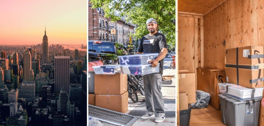 The Ultimate Easy Guide to Moving Out Of NYC: 5 Simple Steps | To many, living in New York City sounds like a dream. But after almost a decade, I realized I had to get out. Here's why (and how) I did it, and how you can too. Practical tips for moving prep, how to research moving companies, what to do on the big day, and how to handle this big life change. #moving #nyc #uhaulpackingtips #newyorkcity #uhaultips